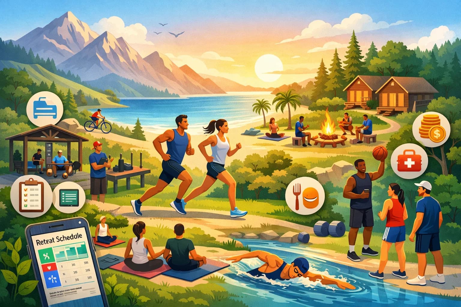 4 Sports Retreat Ideas for Coaches and Active Retreat Hosts