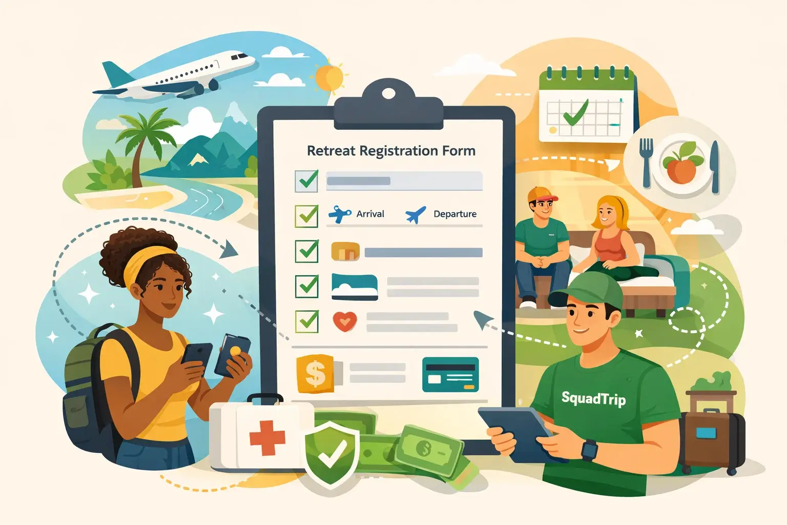 Organizing Group Travel: What to Include in a Retreat Registration Form (and Avoid Chaos Later)