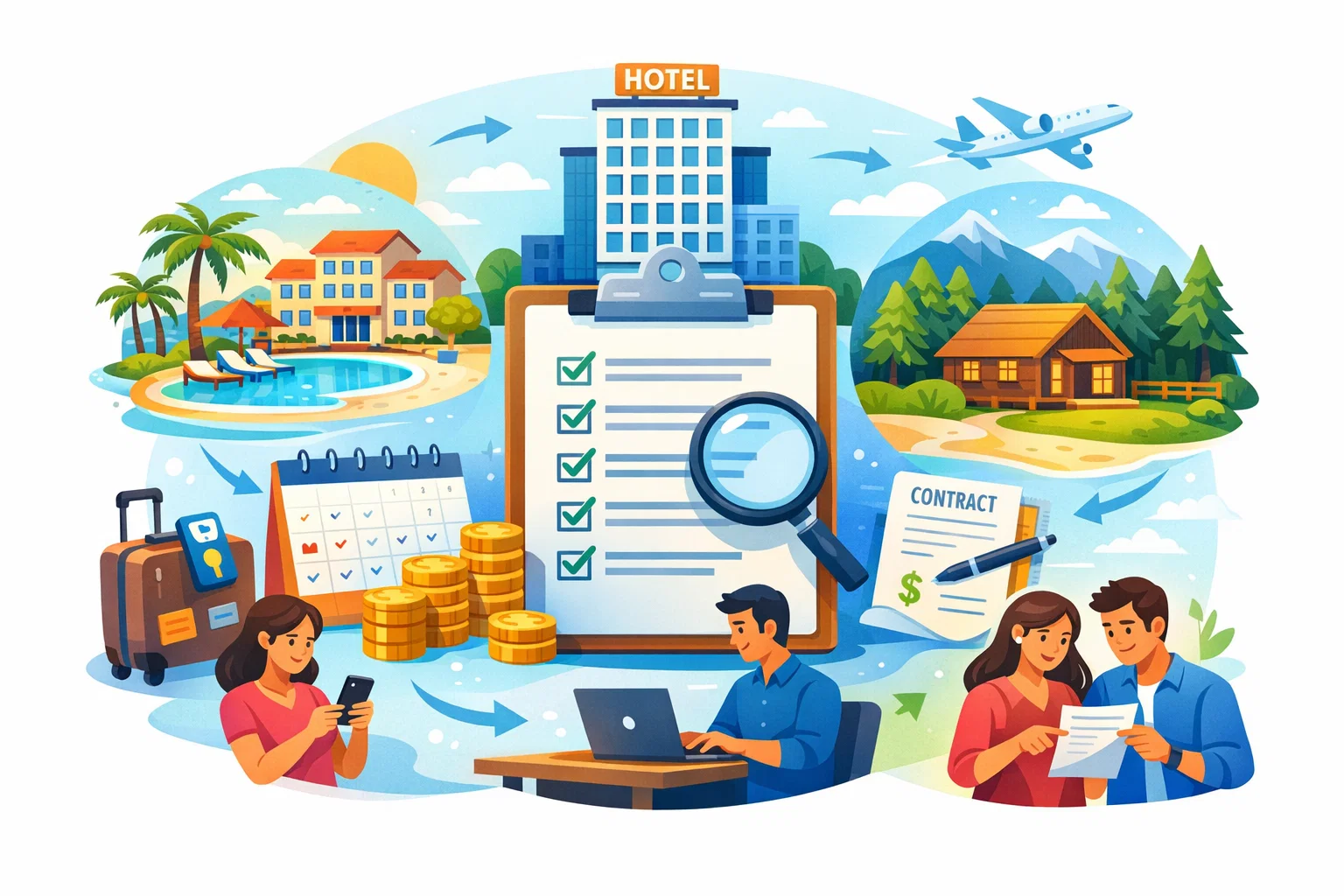 Hotel Booking Checklist + Directory