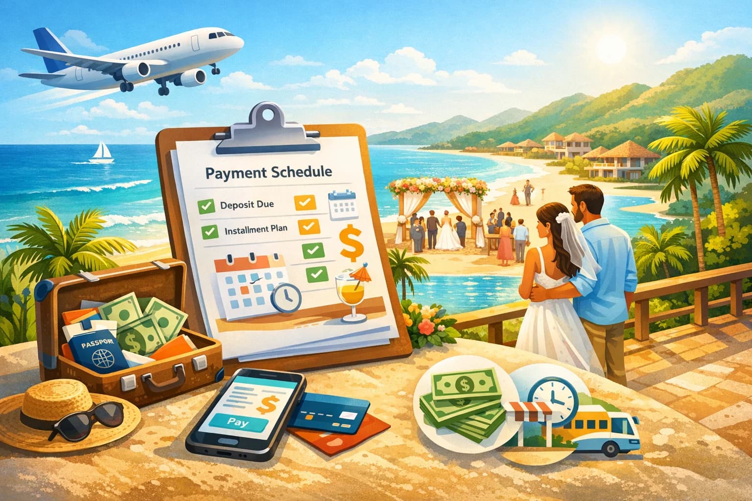 How to Collect Money From Wedding Guests for a Destination Wedding (Without the Awkward Conversations)