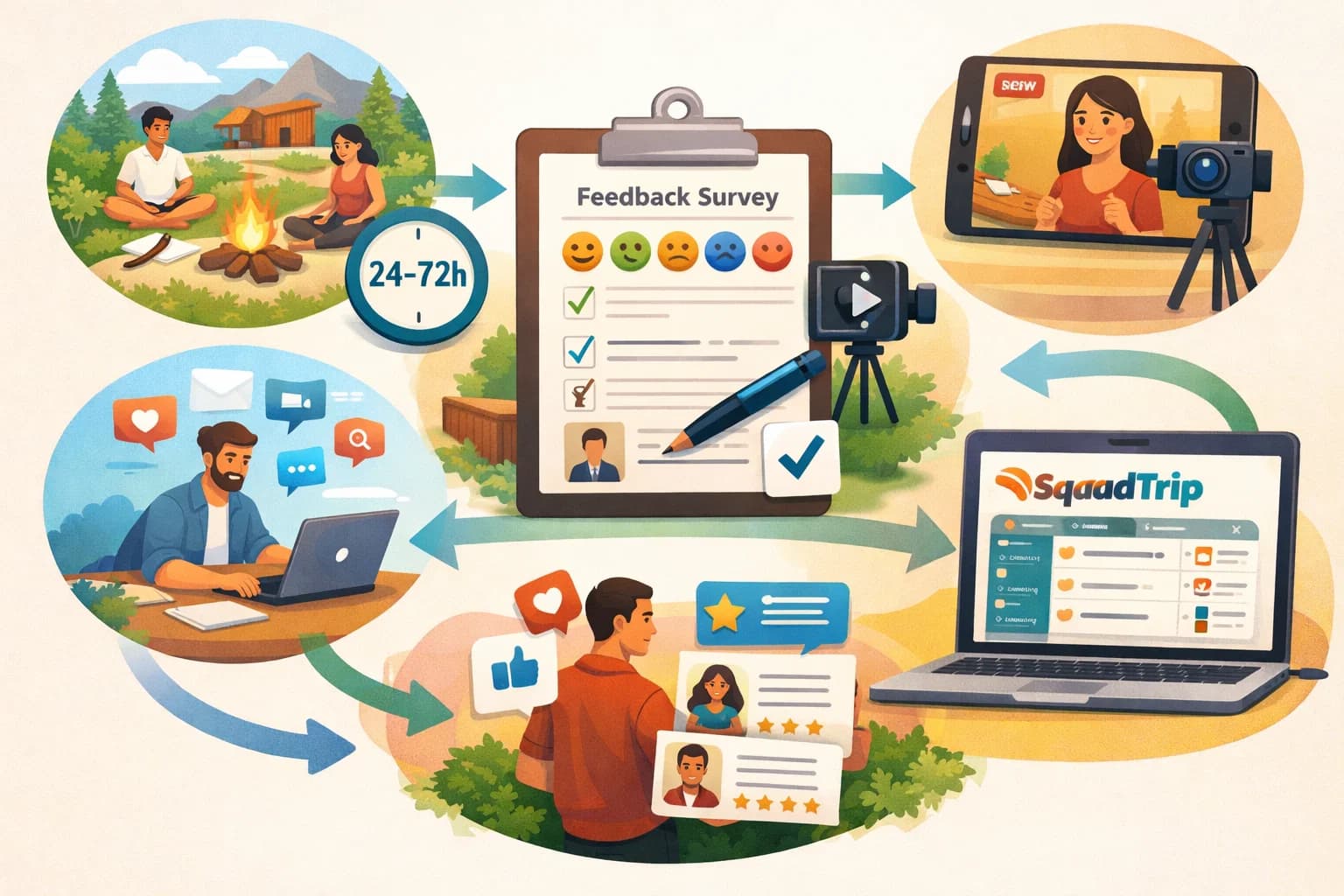 How to Collect Testimonials: A Retreat Feedback Survey Guide