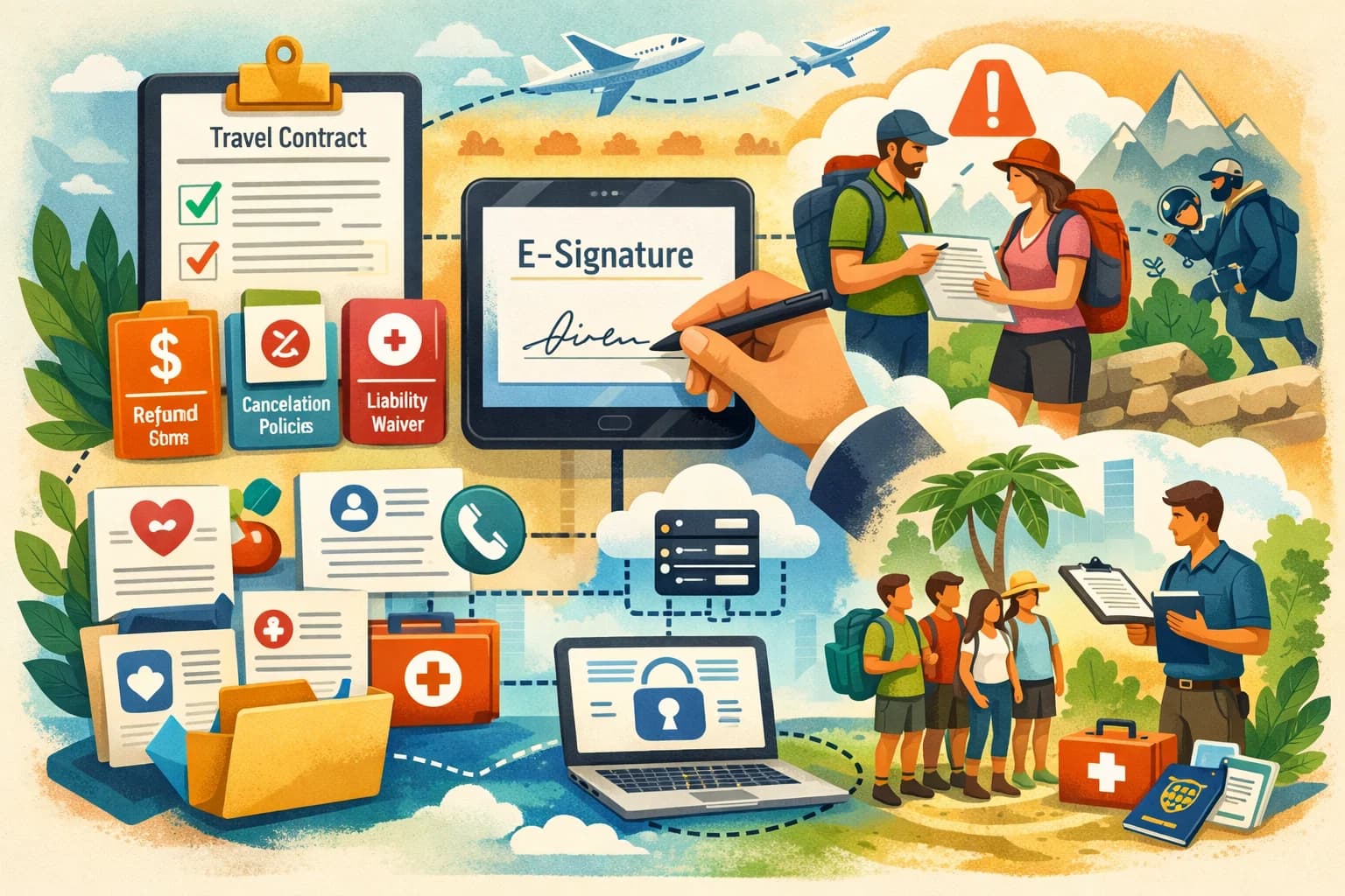Travel Agency Contract Templates and Waivers You Can Use