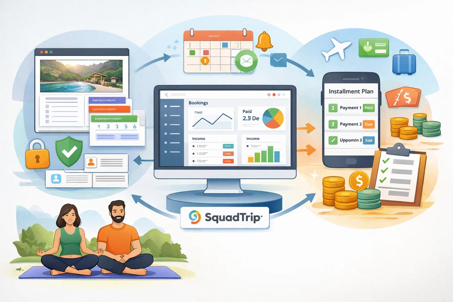 How to Manage Bookings and Payments for a Holistic Retreat