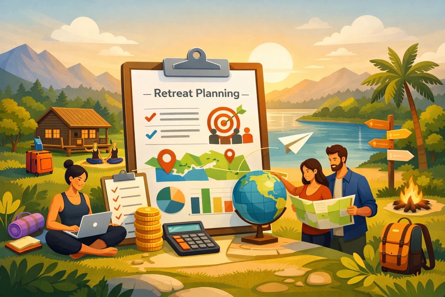 How to Write a Retreat Business Plan (That Actually Works for Coaches & Hosts)