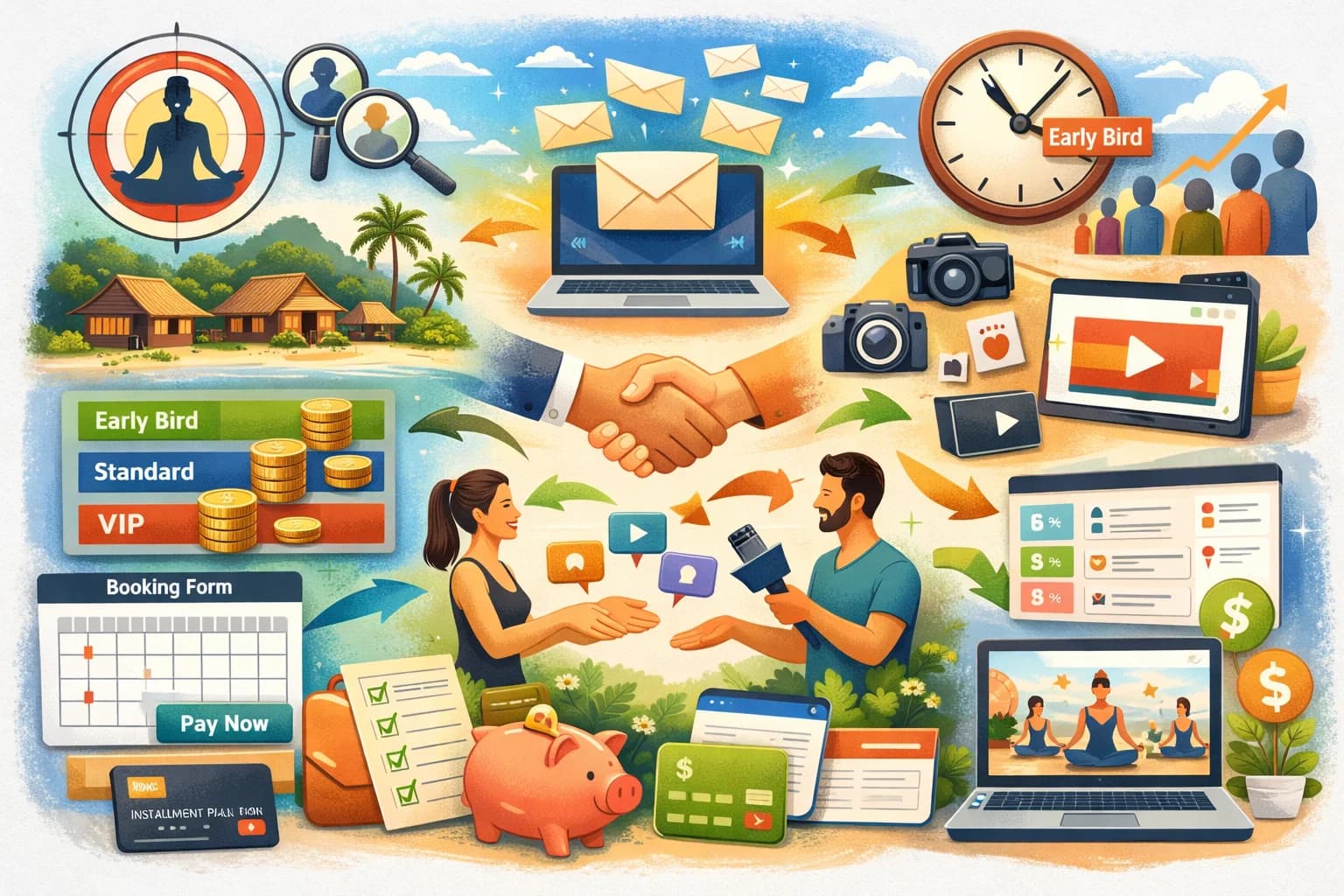 Retreat Marketing 101: How to Promote Yoga Retreat