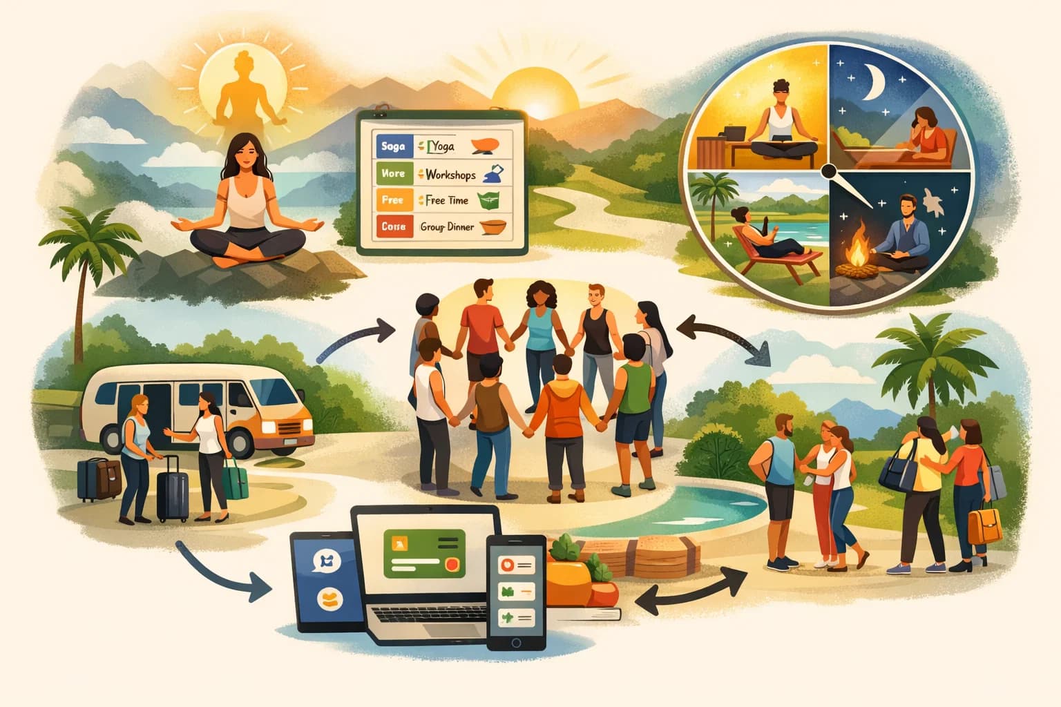 How to Create the Perfect Wellness Retreat Itinerary